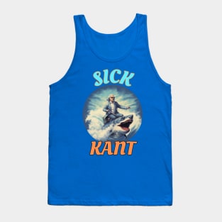 Sick Kant - Immanuel Kant, Philosopher AI Design - Australian Bogan Fun, Sharks Tank Top